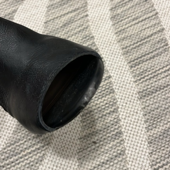 Aldo open toe leather ankle booties - Picture 3 of 5